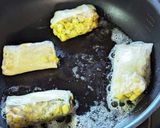 とろ～りコーンチーズのライスペーパー焼き作り方5写真