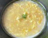 とうもろこしと卵の中華風スープ作り方4写真