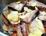 カツオ中骨のにんにくしょうが煮。作り方4写真