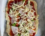 米粉ホットケーキミックスでピザ作り方4写真