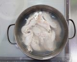 鶏ムネ肉と搾菜、青ネギのサラダ作り方3写真