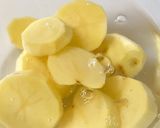 とろ～り♡巣ごもり卵のポテトサラダ作り方1写真