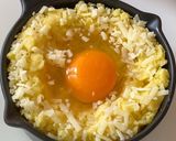 とろ～り♡巣ごもり卵のポテトサラダ作り方4写真