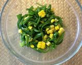 夏の副菜　コーンとピーマンの中華風作り方3写真