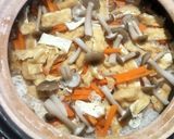 お揚げと茸の炊き込みご飯 作り方2写真