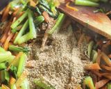 人参と小松菜の塩昆布炒め♪お弁当☆副菜作り方5写真