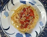 釜揚げしらすとトマトのスパゲッティ作り方10写真
