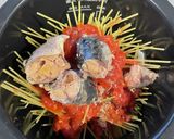 ホットクック★サバのトマトソースパスタ作り方4写真