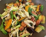 野菜達のレモンクリームソース焼き作り方3写真