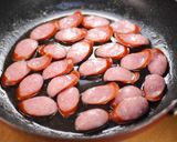 ウインナーとキャベツのケチャップ炒め作り方2写真