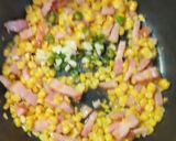 ベーコンと青唐辛子を入れて親子焼きソバ作り方6写真