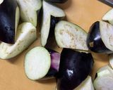 茄子とインゲンの甘味噌和え作り方1写真