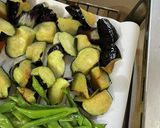 茄子とインゲンの甘味噌和え作り方3写真