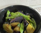 茄子とインゲンの甘味噌和え作り方5写真