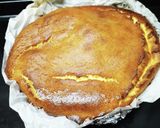 バスクチーズケーキ　牛乳から作る作り方6写真