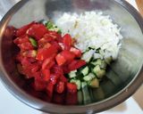 夏サラダ　トルコ料理チョバンサラタス作り方1写真