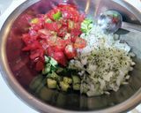 夏サラダ　トルコ料理チョバンサラタス作り方3写真