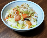 焼鮭とレタスの混ぜご飯作り方5写真
