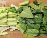レンジで簡単♪小松菜のポン酢 からし和え作り方1写真