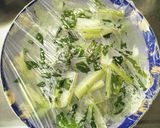 レンジで簡単♪小松菜のポン酢 からし和え作り方3写真