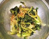 レンジで簡単♪小松菜のポン酢 からし和え作り方6写真