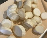 エリンギのバター醤油磯辺揚げ作り方1写真