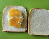 オレンジフルーツサンド☆食パン☆朝ごはん作り方2写真