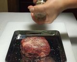 牛赤身肉のカフェド･パリ･バターステーキ作り方5写真