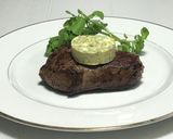 牛赤身肉のカフェド･パリ･バターステーキ作り方14写真