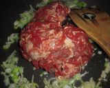 菜の花と牛肉の豆腐オイスター煮作り方7写真