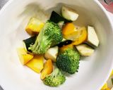 根菜茄子コク旨トマト味噌照味温野菜サラダ作り方5写真