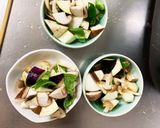 根菜茄子コク旨トマト味噌照味温野菜サラダ作り方14写真