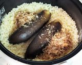 茄子大量消費！鰹節の茄子の味噌炊込みご飯作り方5写真