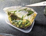 【知恵】ポリ袋についた食材をはずす方法作り方3写真