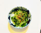 1分おつまみ「三つ葉と小エビのナムル」作り方4写真