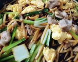 焼き　チンジャオロース（青椒肉絲）麺！作り方3写真