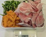 夏野菜と豚肉のトマト煮作り方1写真