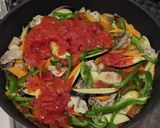 夏野菜と豚肉のトマト煮作り方6写真