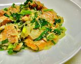 鮭とニラ れもん胡椒 魚介おかず作り方4写真