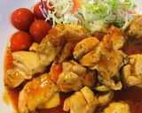 鶏もも肉のトマトソース炒め作り方3写真