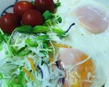 レトルト●ミートボールのロコモコ風丼作り方1写真