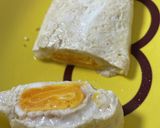 外はふわふわ♪中は濃厚！白い半熟卵焼き作り方7写真