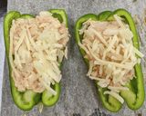 ピーマンのツナ詰めチーズ焼き作り方4写真