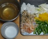 シーフード餡かけ焼そば作り方1写真