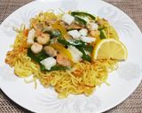 シーフード餡かけ焼そば作り方6写真