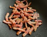 くんちゃまベーコンの焼きそば作り方2写真