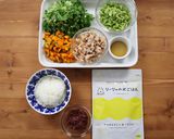 犬ご飯/サケ缶とそら豆のごはん作り方4写真