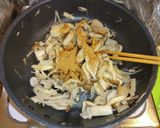 帆立とキノコのコンソメバターパスタ作り方7写真