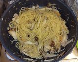 帆立とキノコのコンソメバターパスタ作り方9写真
