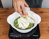 犬ご飯/サケ缶とそら豆のごはん作り方7写真